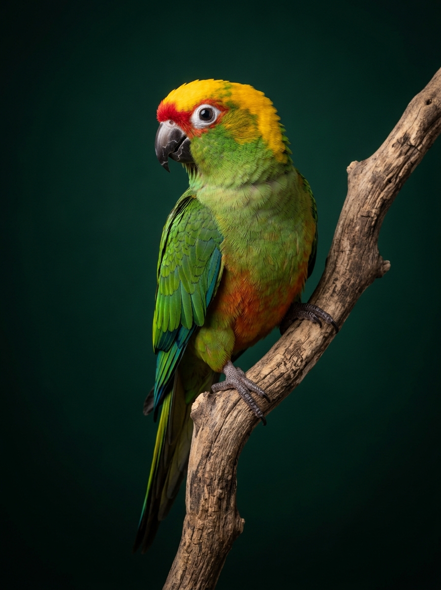 Золотошапочная аратинга Aratinga auricapillus