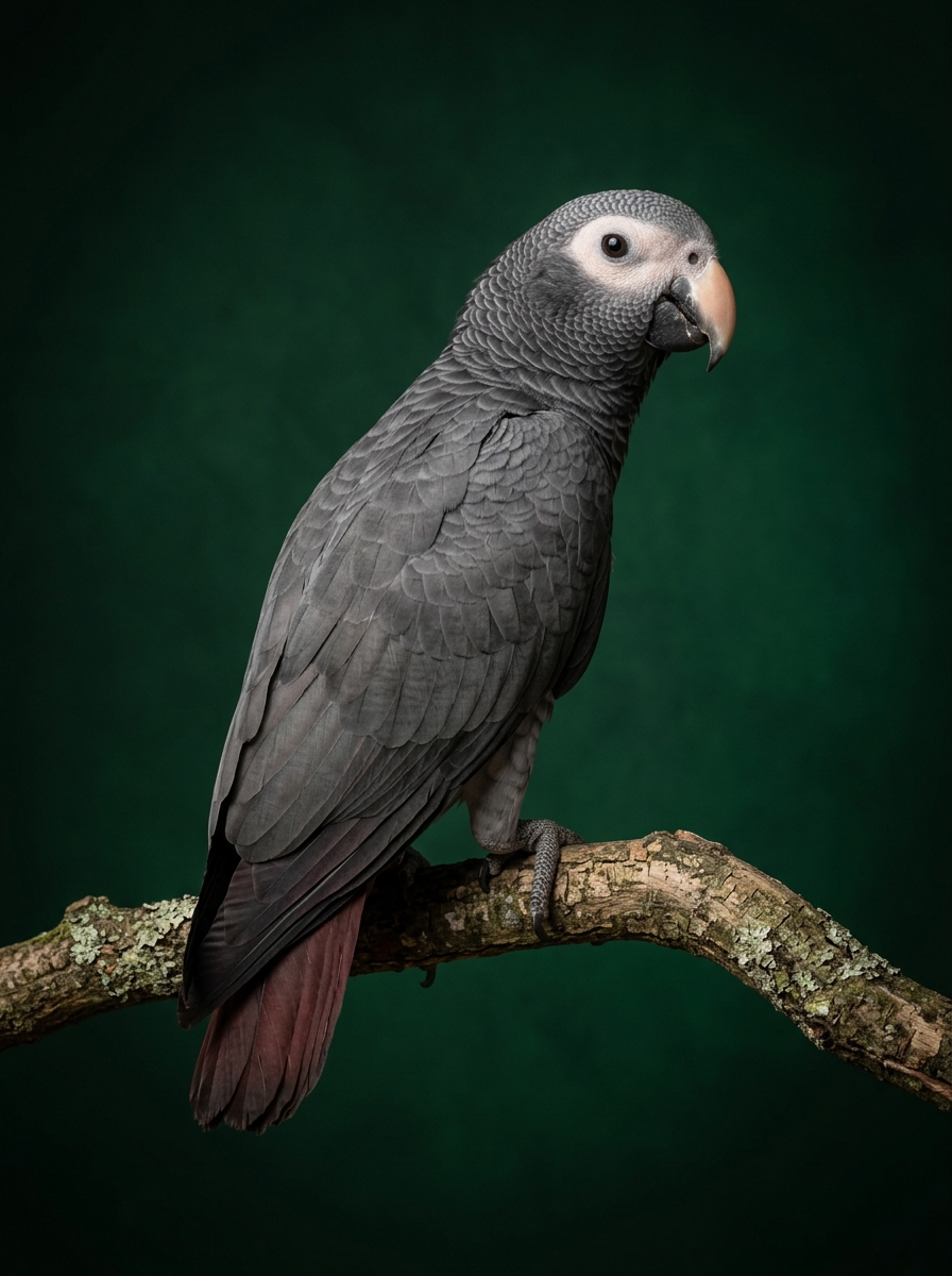Бурохвостый жако Psittacus timneh